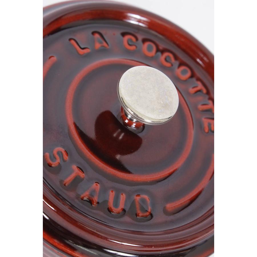 ストウブ ミニ ココット ラウンド 10cm グレナディンレッド 40509-805 | Staub | 05