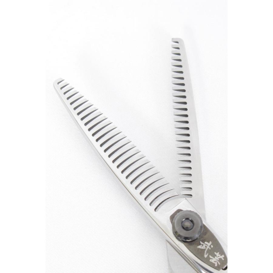 【美品】武芸社 Azare ZWXA25 パワーロックシステム セニングシザー 6インチ 3Dハンドル 25目 約12% |  | 03