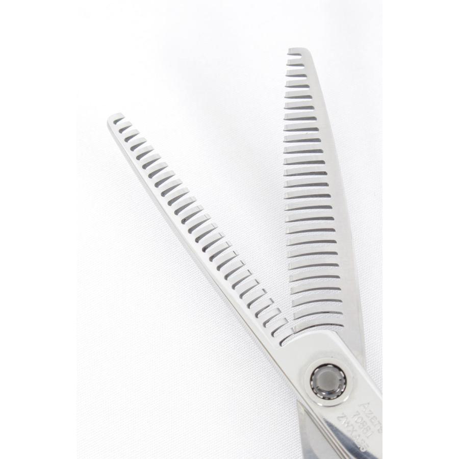 【美品】武芸社 Azare ZWXA25 パワーロックシステム セニングシザー 6インチ 3Dハンドル 25目 約12% |  | 06