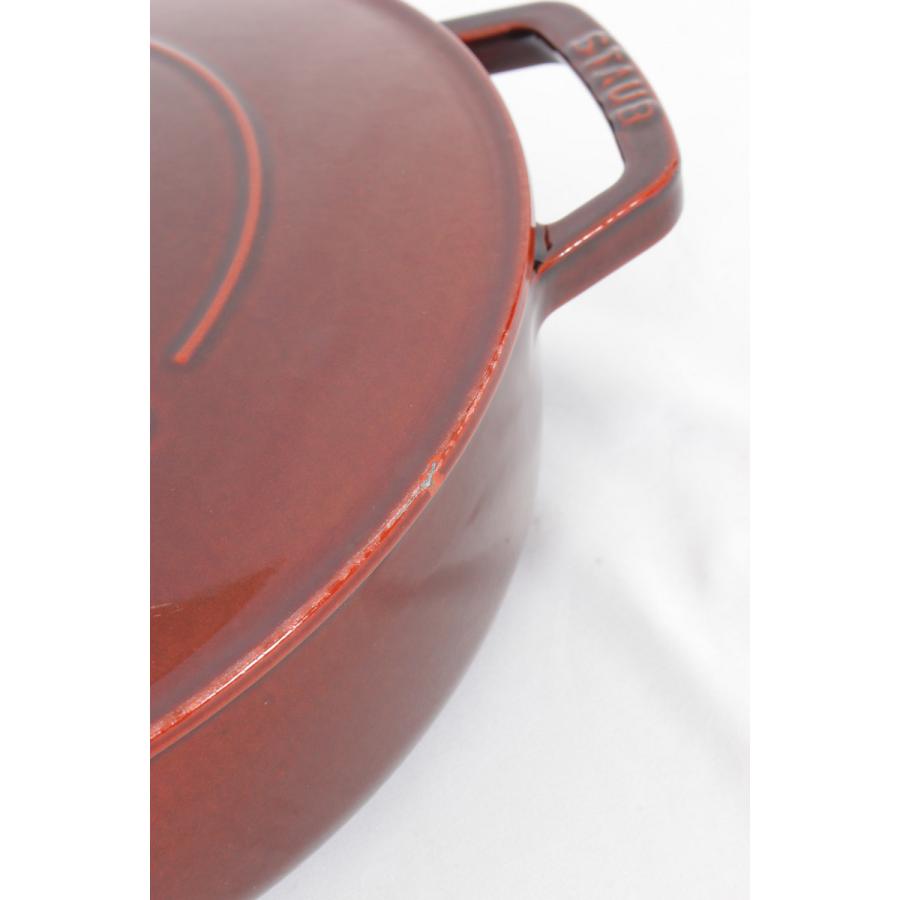 ストウブ ブレイザー ソテーパン 28cm グレナディンレッド ホーロー鍋 | Staub | 07