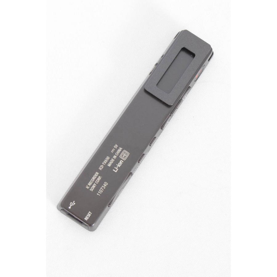 【美品】ソニー ステレオICレコーダー ICD-TX650 ブラック 16GB 大容量メモリー 高性能デジタルマイク内蔵 | SONY | 02
