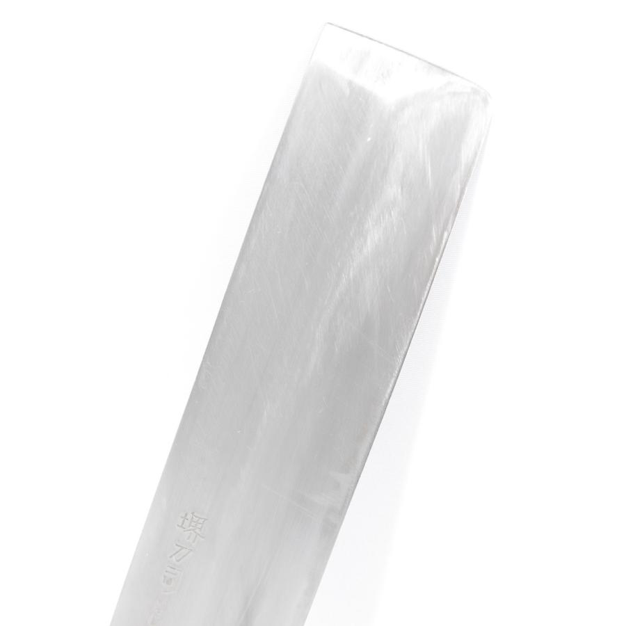 堺刀司 岩国作 菜切薄刃包丁 六寸 栗型柄 刃渡り約190mm 和包丁 |  | 04