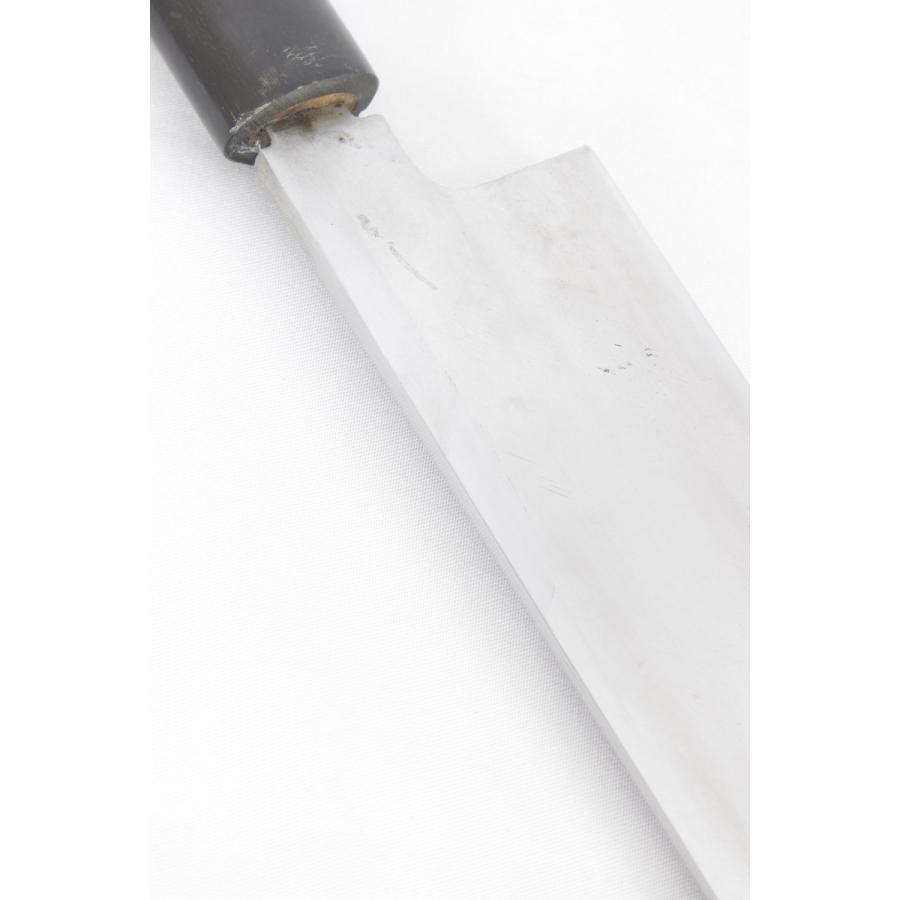 堺刀司 岩国作 菜切薄刃包丁 六寸 栗型柄 刃渡り約190mm 和包丁 |  | 08