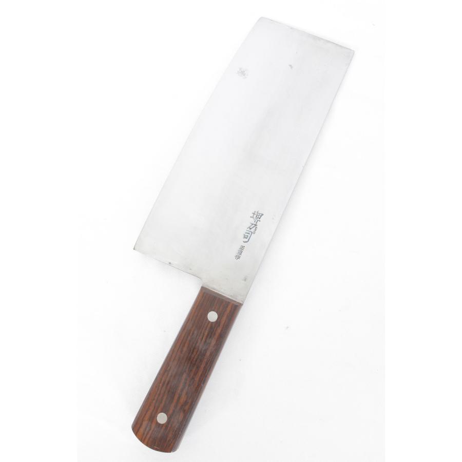 堺刀司 正重作 中華包丁 七寸 鞘付 刃渡り約220mm : リファン Yahoo