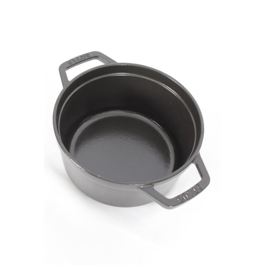 【美品】ストウブ ストウブ ピコ・ココット ラウンド 16cm ブラック 40509-480-0 ホーロー鍋 | ピコ・ココット | 05
