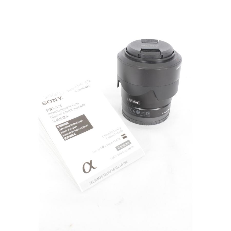 SONY 【美品】ソニー Sonnar T* E 24mm F1.8 ZA SEL24F18Z 単焦点 