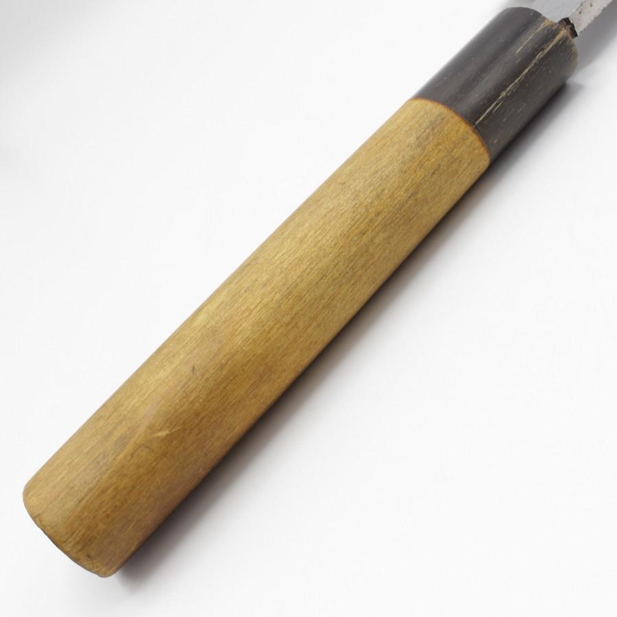 正本総本店 鎌型薄刃包丁 八寸 栗型柄 刃渡り約240mm 和包丁