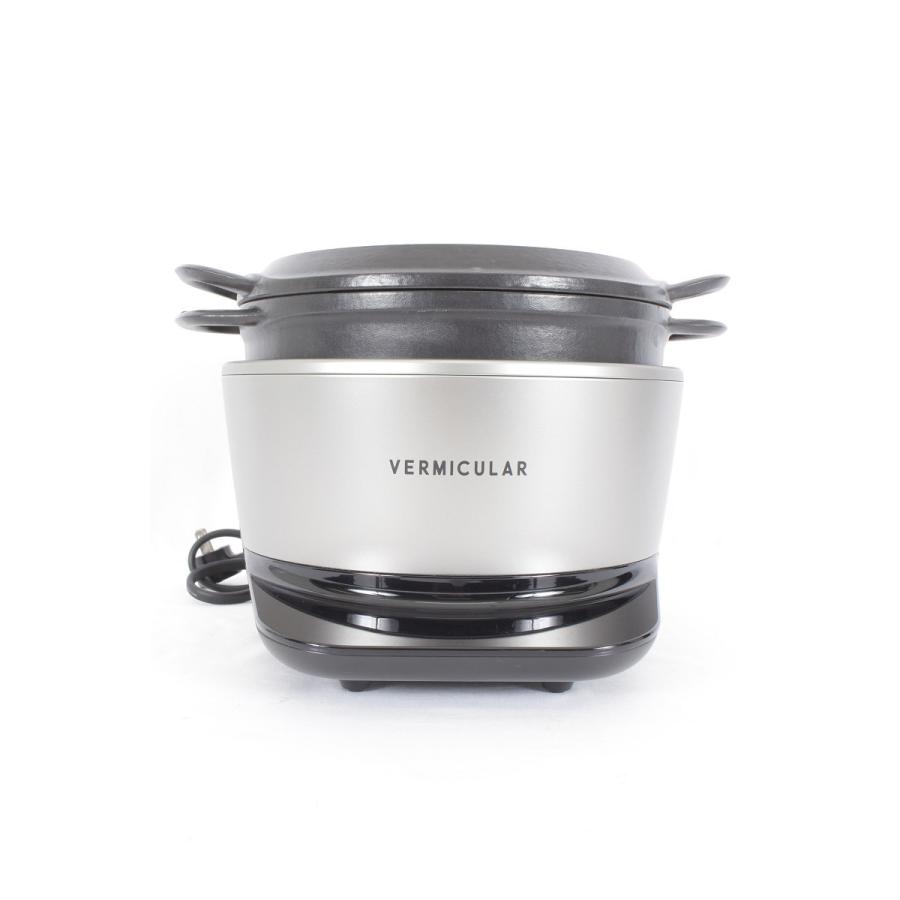美品】バーミキュラ ライスポット 5合炊き RP23A-SV 炊飯器 ソリッド 