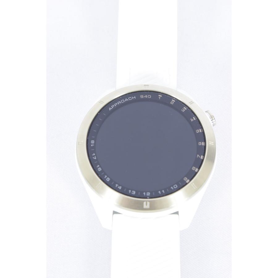 【美品】Garmin Approach S40 White 010-02140-22 GPS ゴルフウォッチ スマートウォッチ ガーミン | GARMIN | 01