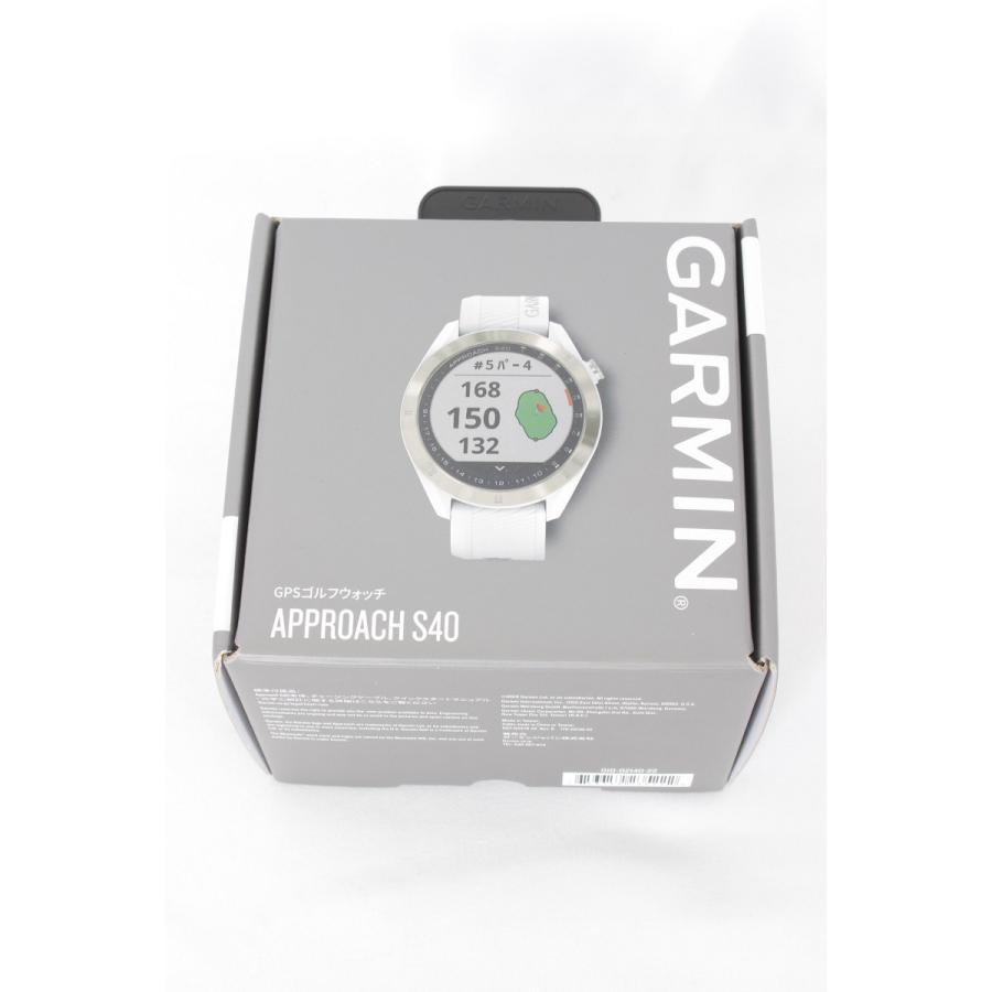 【美品】Garmin Approach S40 White 010-02140-22 GPS ゴルフウォッチ スマートウォッチ ガーミン | GARMIN | 11