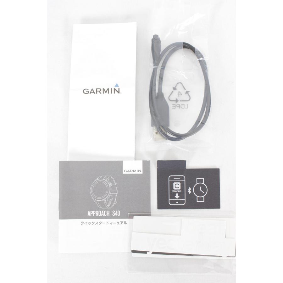 【美品】Garmin Approach S40 White 010-02140-22 GPS ゴルフウォッチ スマートウォッチ ガーミン | GARMIN | 09