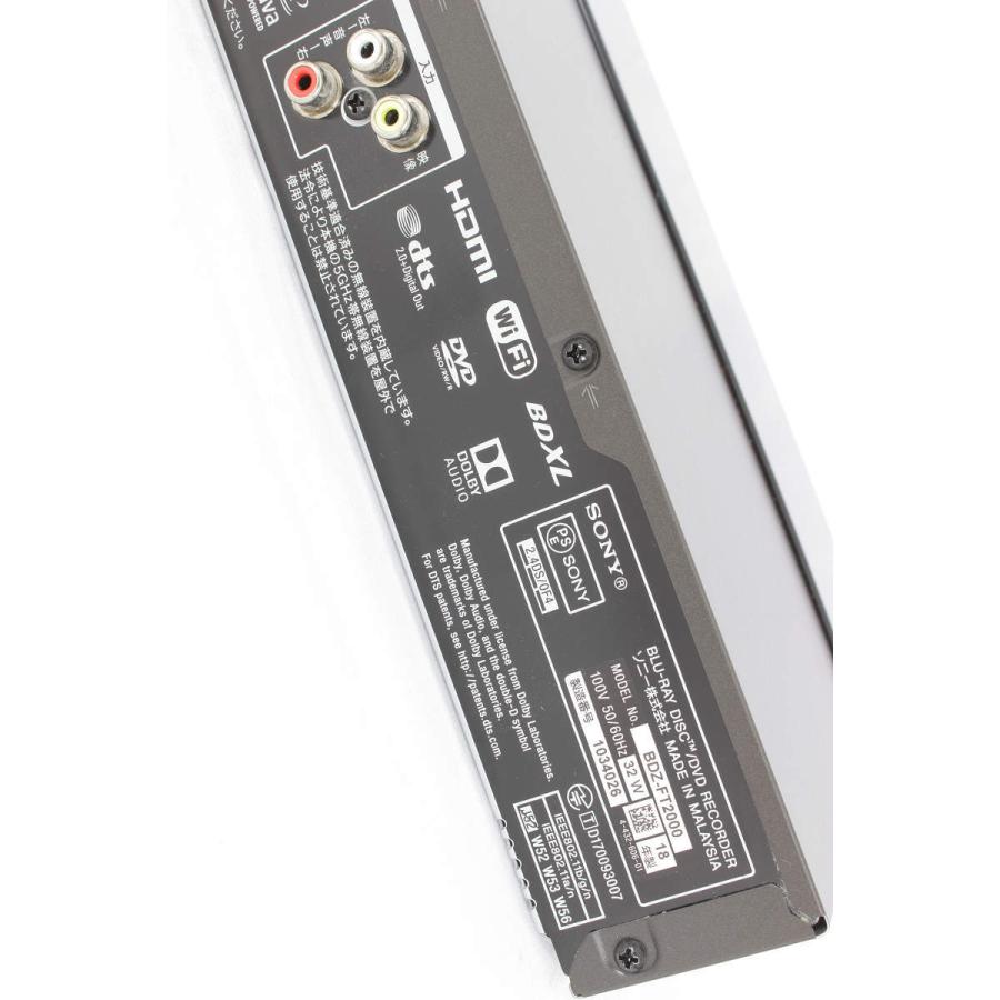 SONY（ソニー） BDZ-FT2000 ブルーレイレコーダー 2TB 長時間録画/3