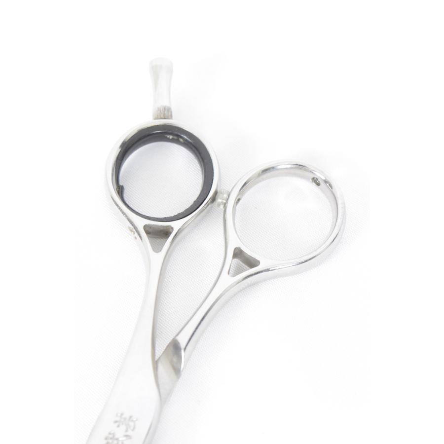 【美品】武芸社 RRV55 カーブシザー 5.5インチ ハマグリ刃 メガネハンドル |  | 06