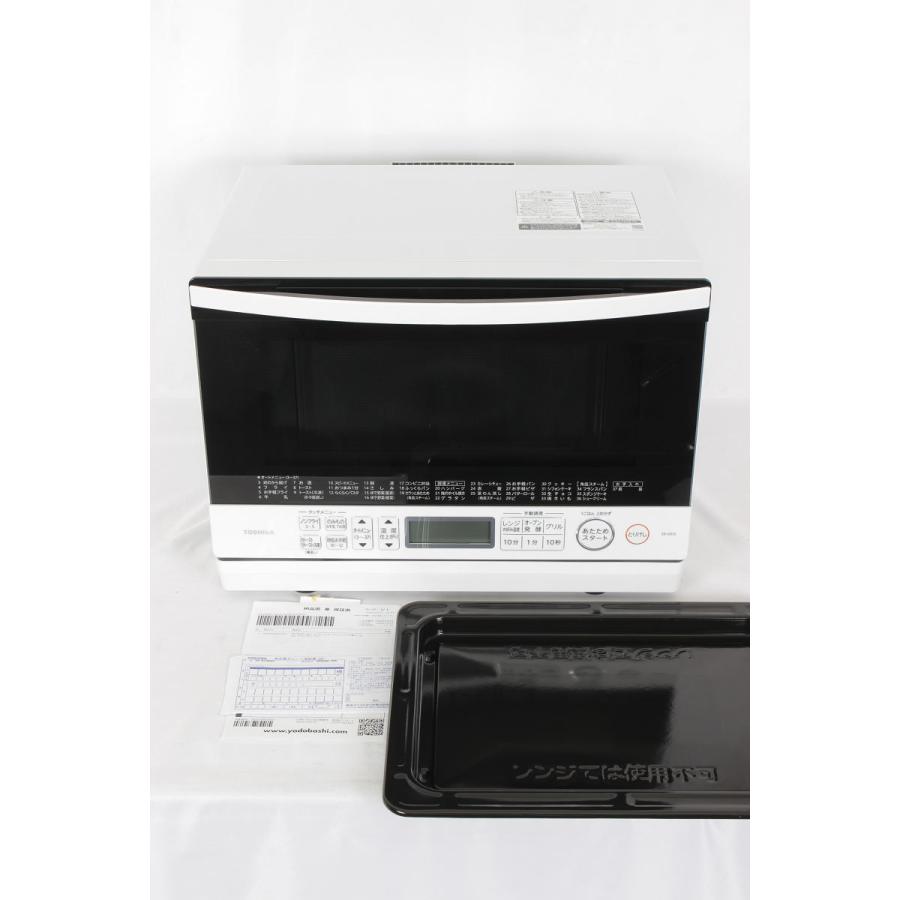 美品】東芝 石窯ドーム ER-VD70（W) 角皿式 スチームオーブンレンジ 