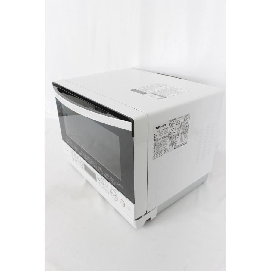 美品】東芝 石窯ドーム ER-VD70（W) 角皿式 スチームオーブンレンジ 