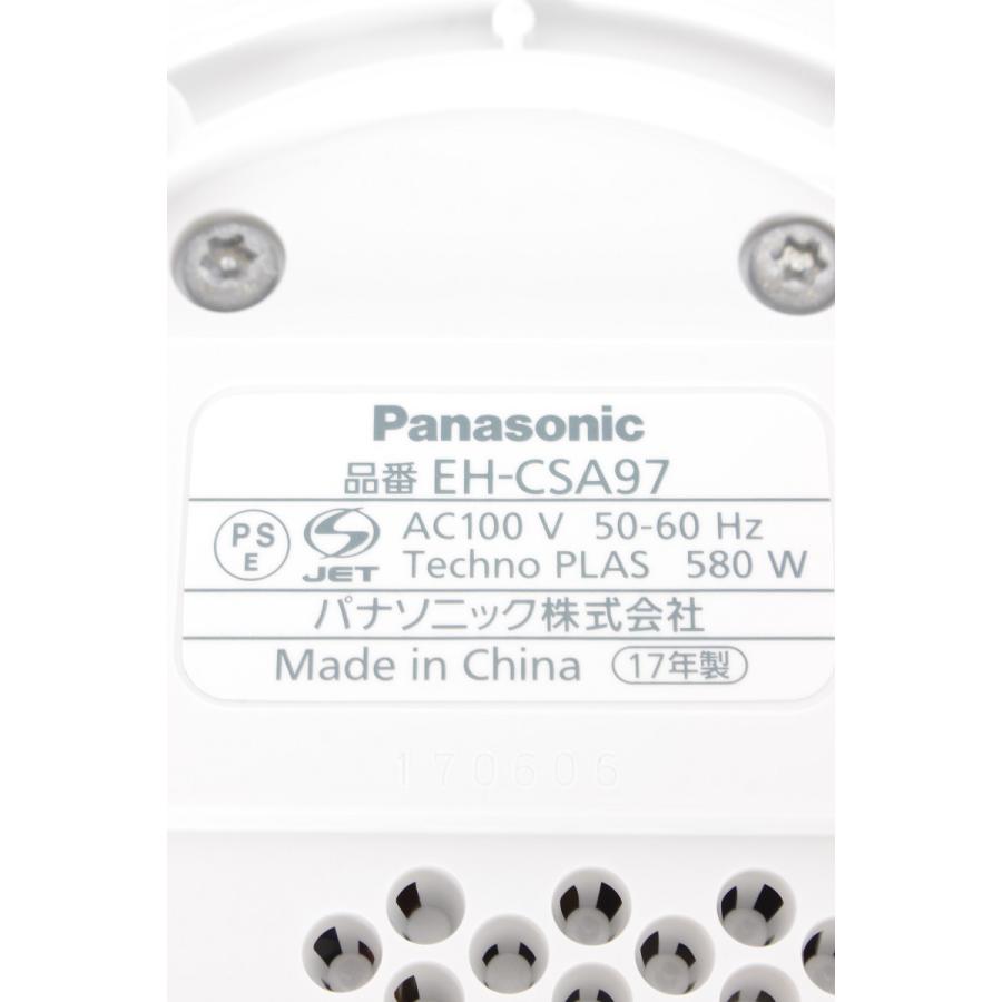 Panasonic　ナノケア　EH-SA97  美品 ナノケア 【美品】パナソニック スチーマー EH-CSA97-P W温冷エステ
