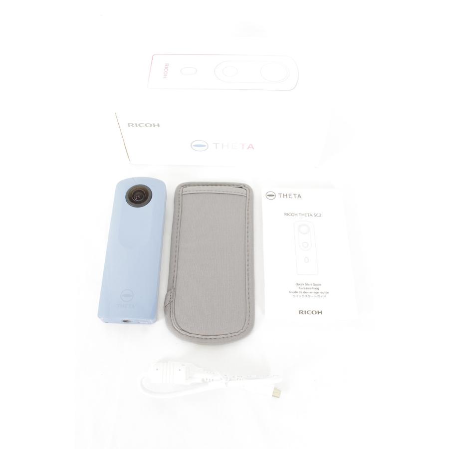 【美品】リコー THETA SC2 360度カメラ ブルー シータ | THETA