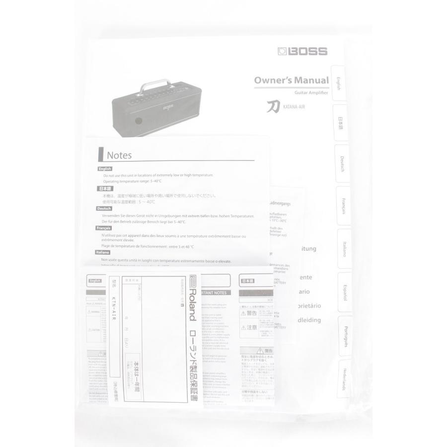 【美品】Boss KATANA-AIR ギターアンプ ワイヤレス Bluetooth 刀 Roland | KATANA（BOSS） | 08