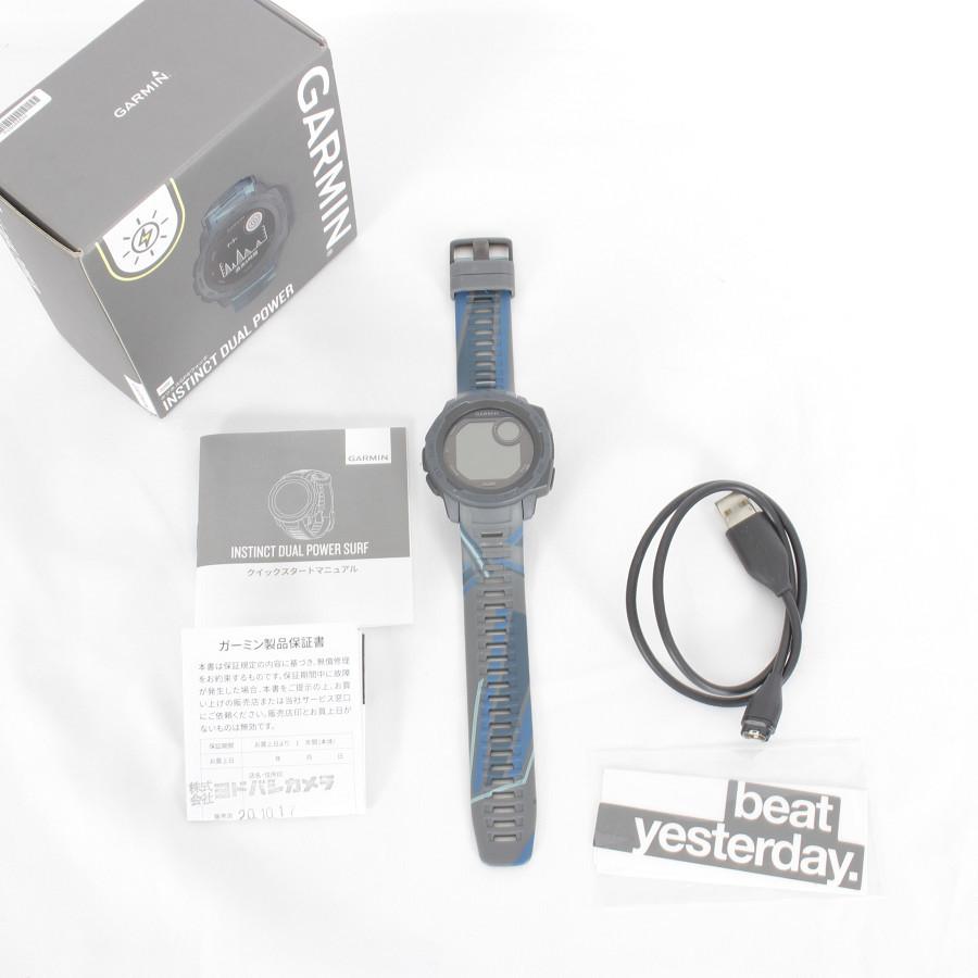 美品】Garmin Instinct Dual Power Surf Edition Pipeline 010-02293 