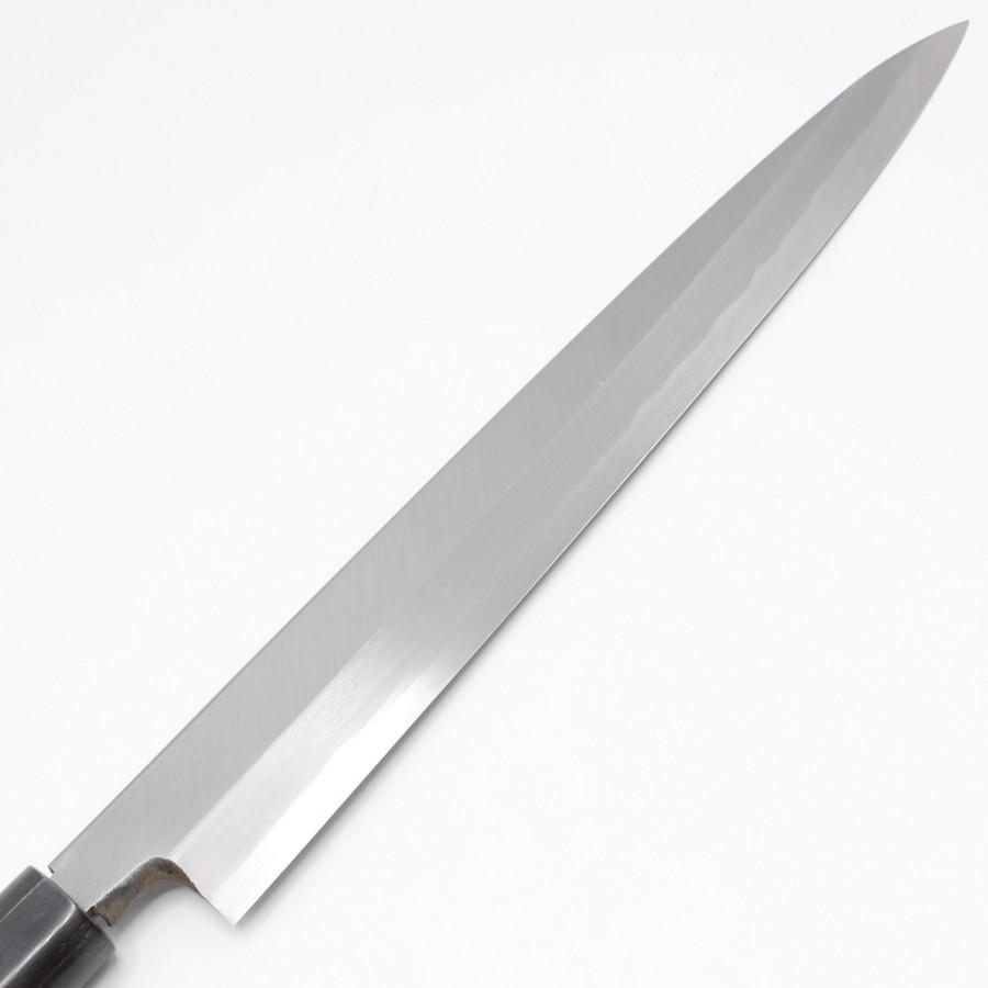匠鋼 柳包丁 八寸 栗型柄 鞘付 刃渡り約240mm 和包丁 柳刃 : リファン