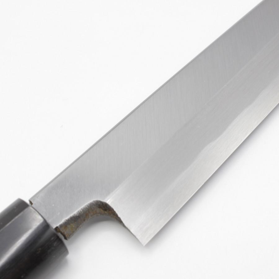 匠鋼 柳包丁 八寸 栗型柄 鞘付 刃渡り約240mm 和包丁 柳刃 : リファン