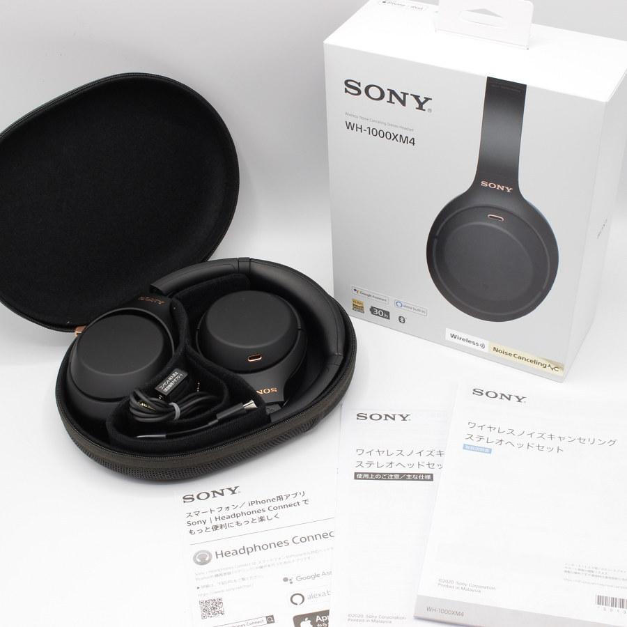 SONY 【美品】ソニー WH-1000XM4 B ヘッドホン ブラック 高音質 ノイズ  