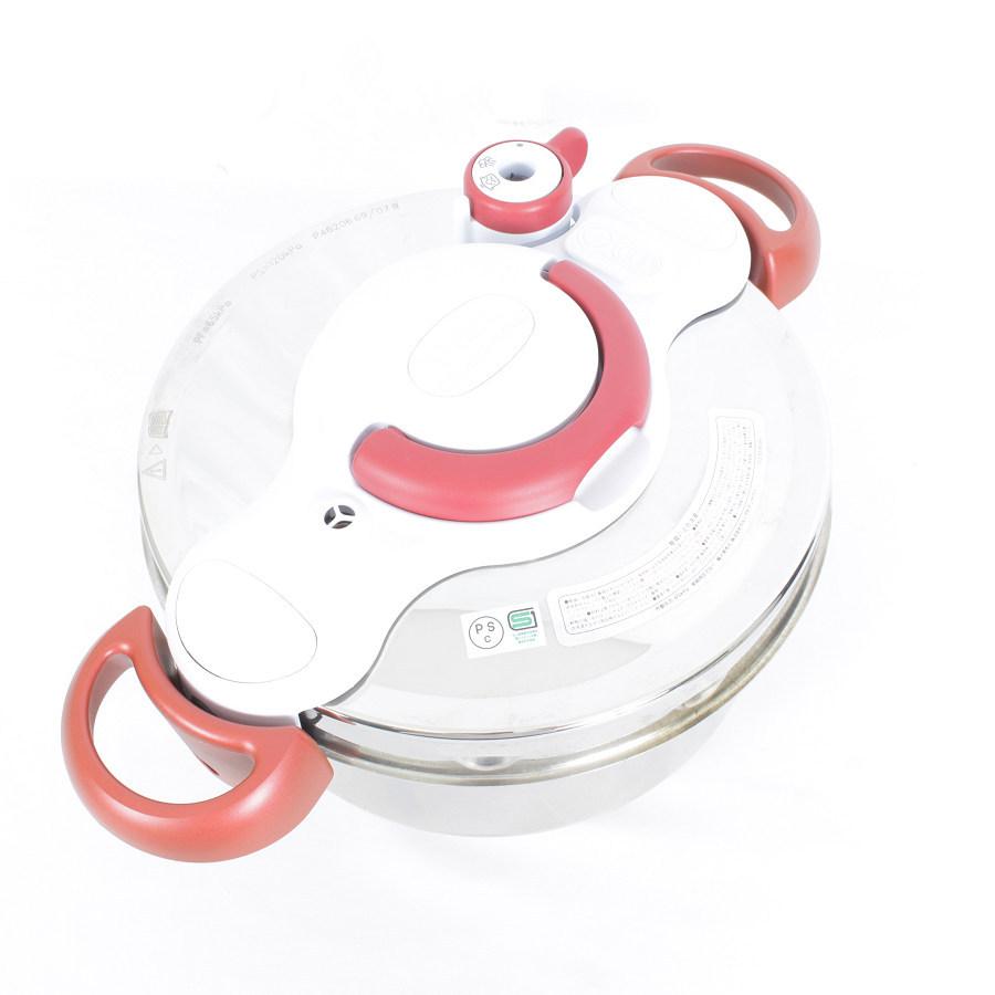 ティファール クリプソ ミニット イージー 4.5L レシピブック付き 圧力鍋 P4620669 IH対応 ルビーレッド | クリプソ ミニット | 03