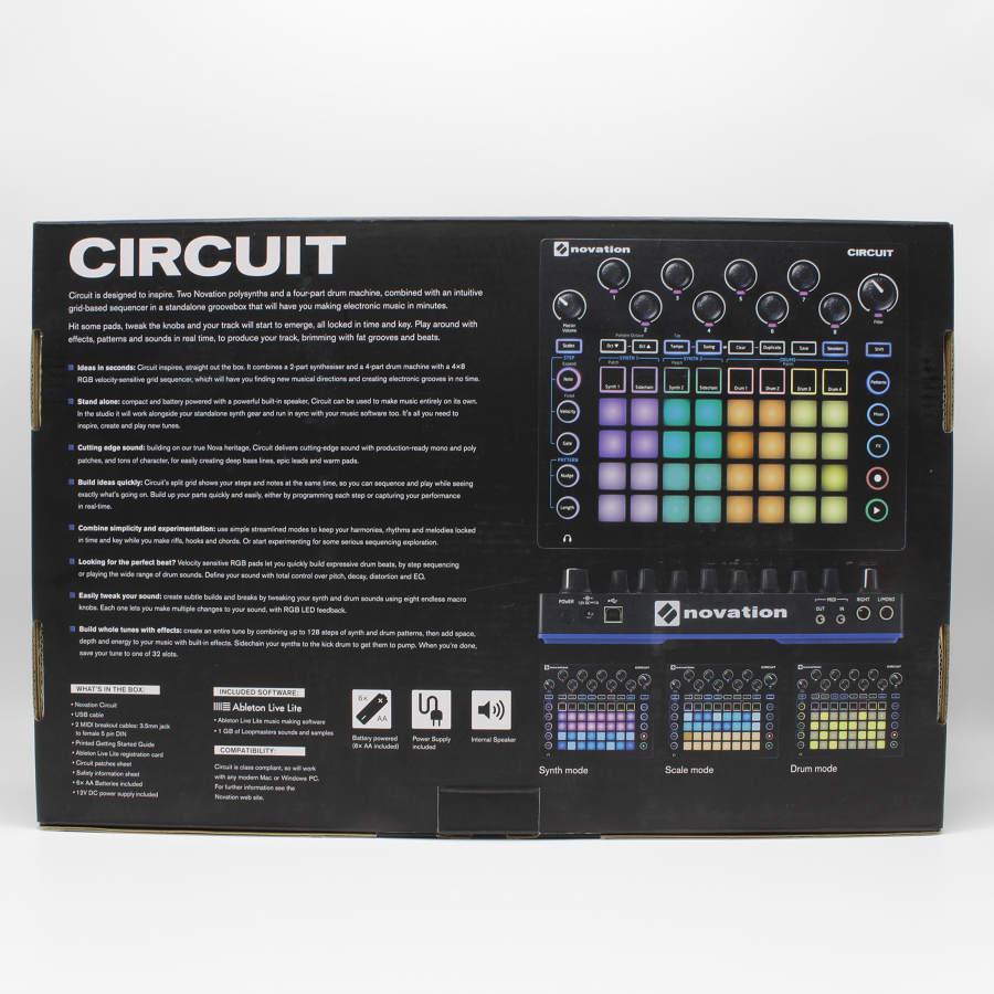 美品】NOVATION Circuit grid-based groove box デッキセーバー付き 