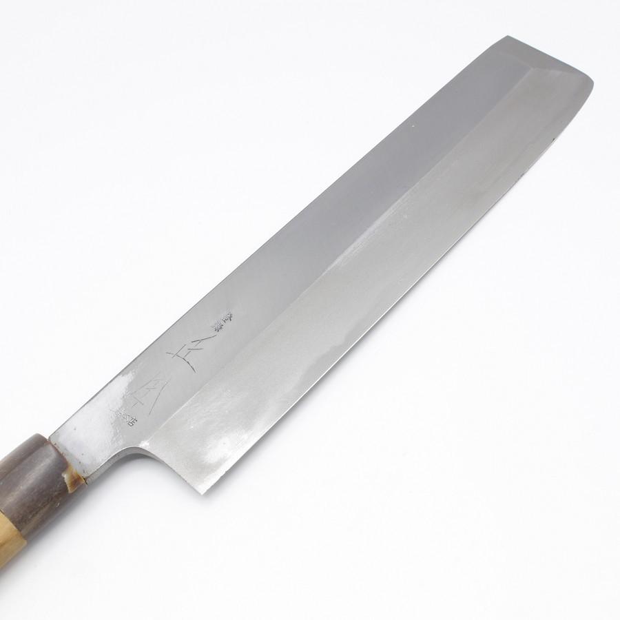 正本総本店 菜切薄刃包丁 八寸 栗型柄 刃渡り約240mm 和包丁