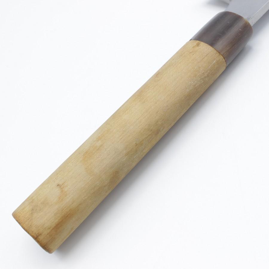 正本総本店 菜切薄刃包丁 八寸 栗型柄 刃渡り約240mm 和包丁