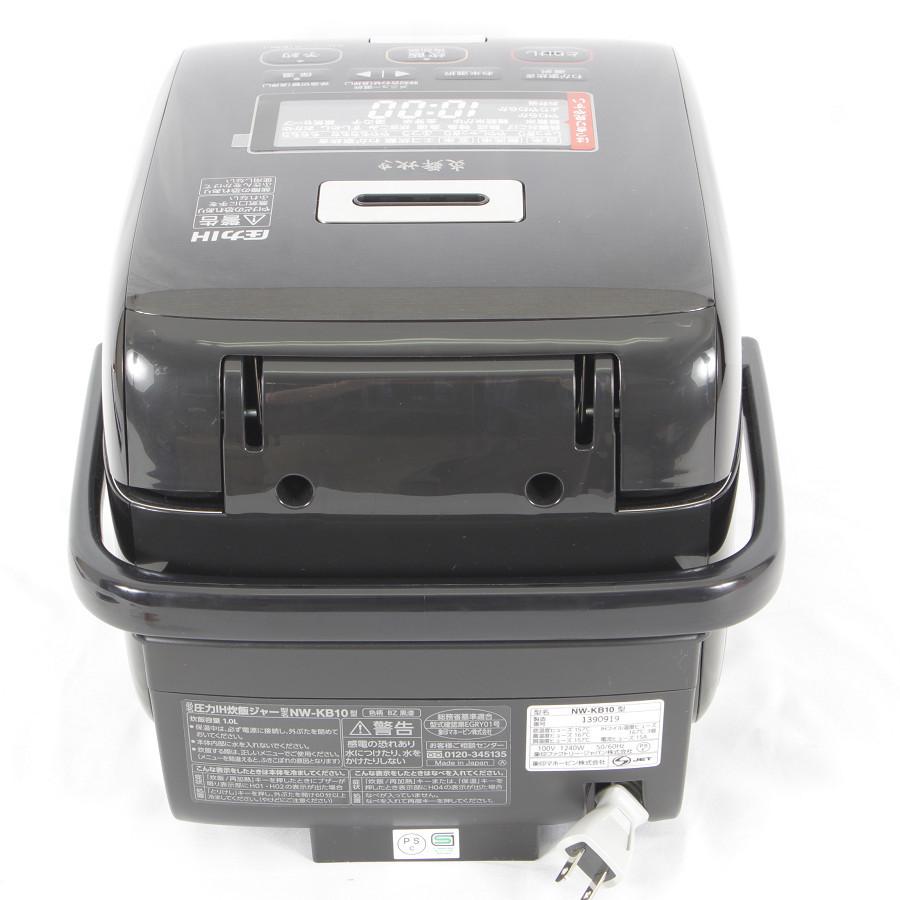 炎舞炊き 象印 NW-KB10-BZ 豪炎かまど釜 5.5合炊き 黒漆 炊飯器
