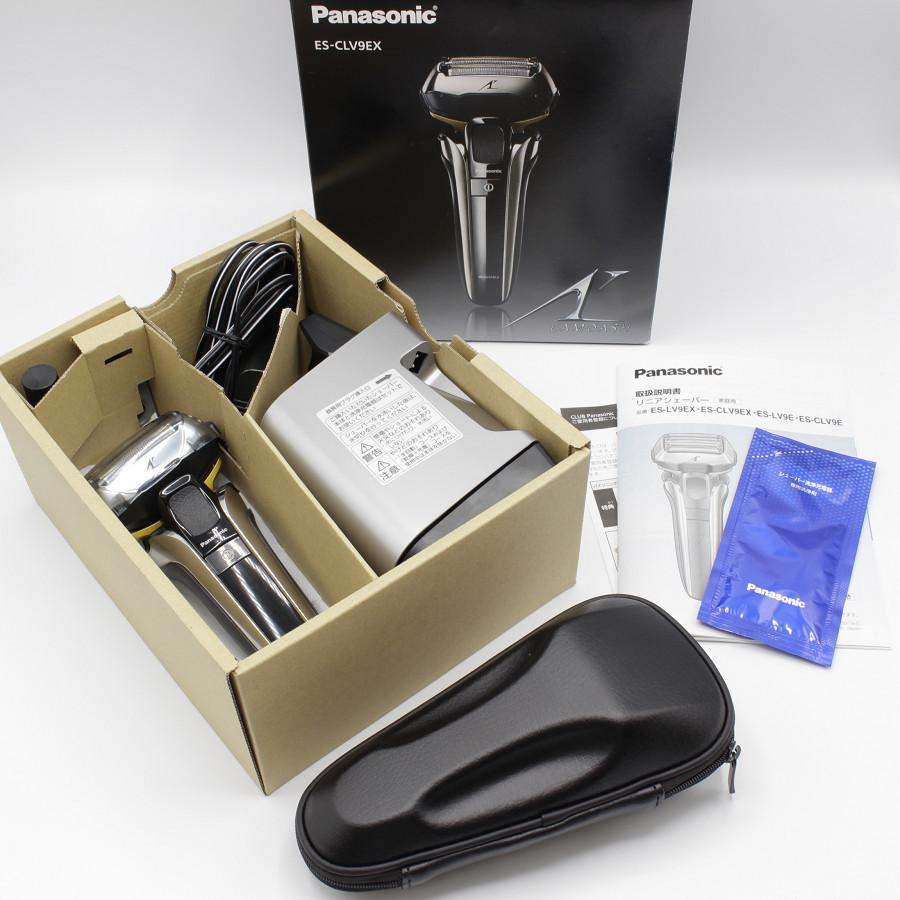 美品】パナソニック ラムダッシュ ES-CLV9EX-S 専用洗浄剤付き メンズ  