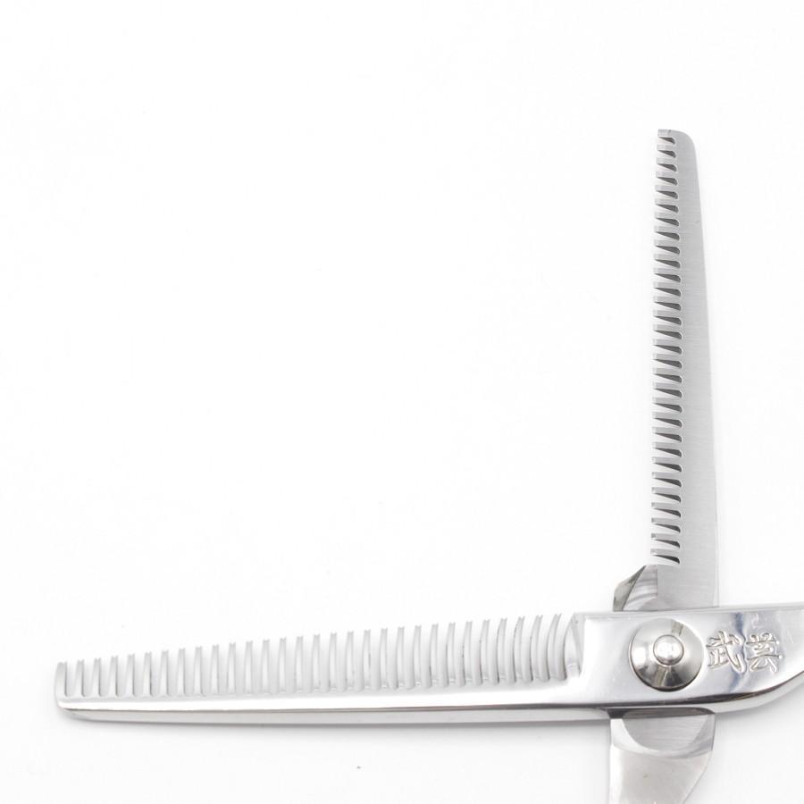 武芸社 SWU30 ダブルセニング 6インチ オフセットハンドル 両櫛30目U溝/フラット 約15%〜20％ 武芸 シザー |  | 02