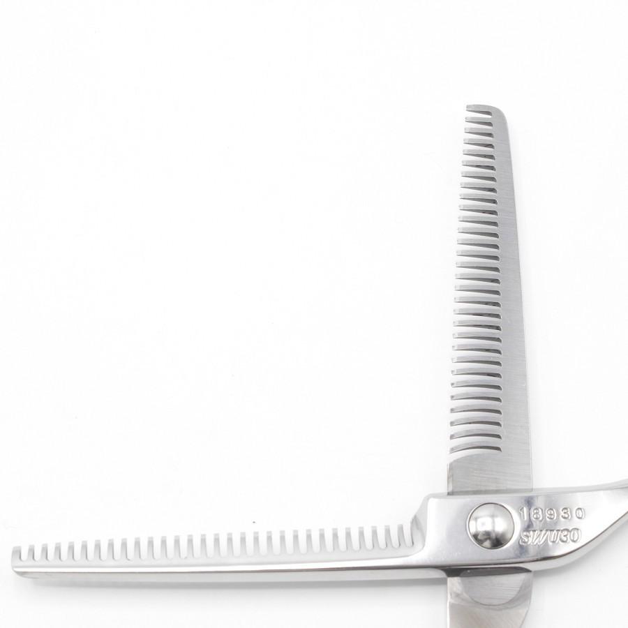 武芸社 SWU30 ダブルセニング 6インチ オフセットハンドル 両櫛30目U溝/フラット 約15%〜20％ 武芸 シザー |  | 04