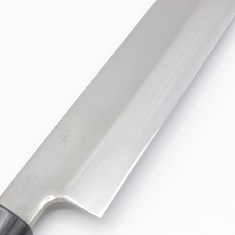 未使用】モリブデン鋼 柳包丁 一尺 栗型柄 刃渡り約300mm 和包丁 柳刃 