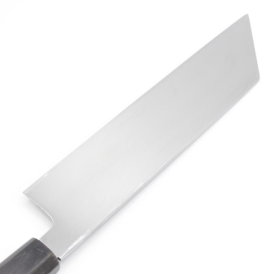 210mm 出刃包丁 鏡面　黒檀水牛八角柄 全鋼 和包丁★ 210mm 出刃包丁 鏡面 黒檀水牛八角柄 全鋼 和包丁☆