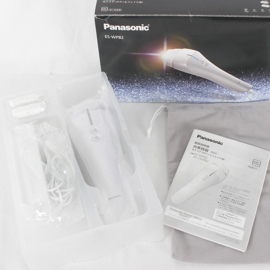 【美品】パナソニック ES-WP82-S ボディ&フェイス用 光エステ ハイパワータイプ シルバー 脱毛器 | Panasonic