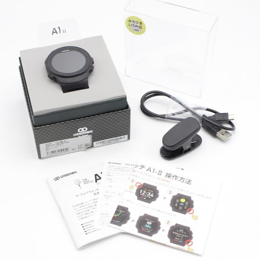 MASA GREENON ザ・ゴルフウォッチ A1 II 箱、充電器、取説付き MASA GREENON ザ・ゴルフウォッチ A1 II 箱、充電器、取説付き MASA