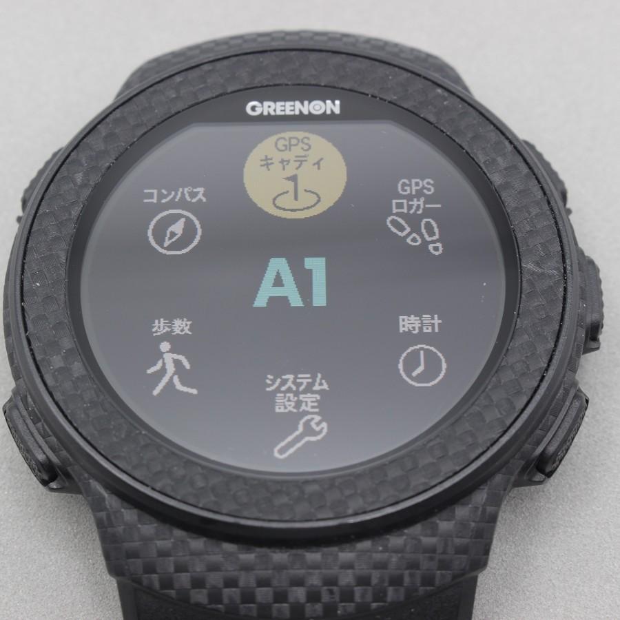 GREENON（グリーンオン） GreenOn THE GOLF WATCH A1-II G017 ブラック