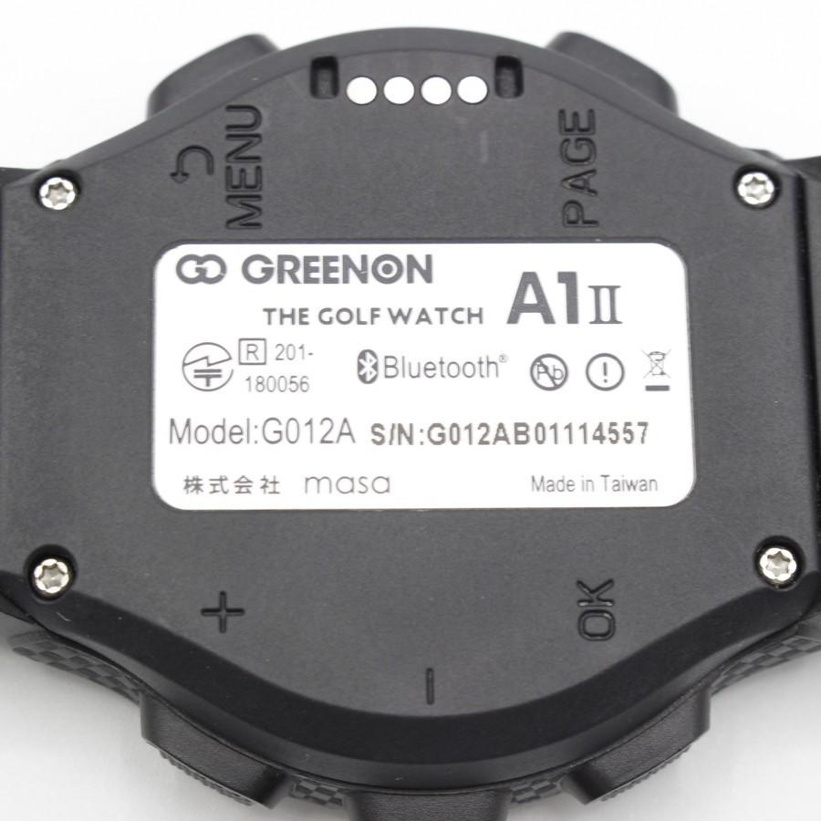GREENON（グリーンオン） GreenOn THE GOLF WATCH A1-II G017 ブラック