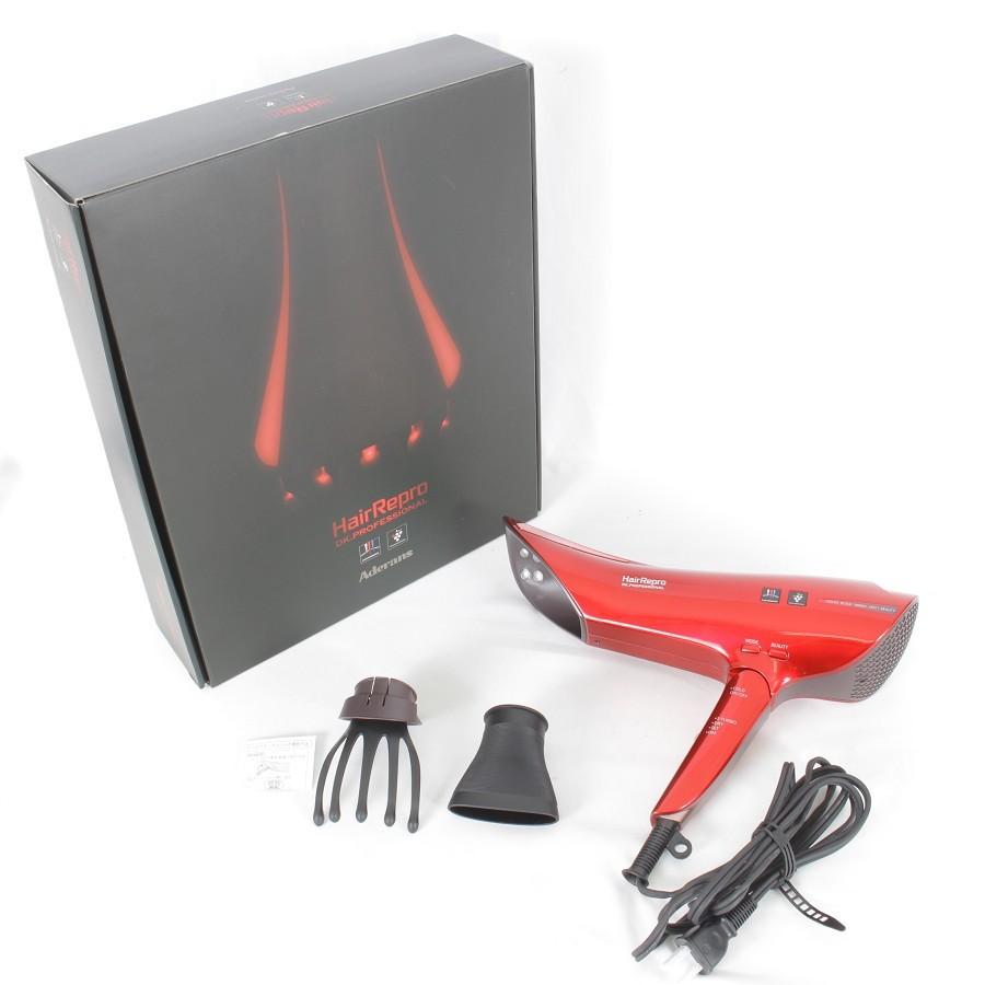 【美品】アデランス ヘアリプロ N-LED SONIC AD-HR01 イタリアンレッド ヘアドライヤー プラズマクラスター 本体 | アデランス