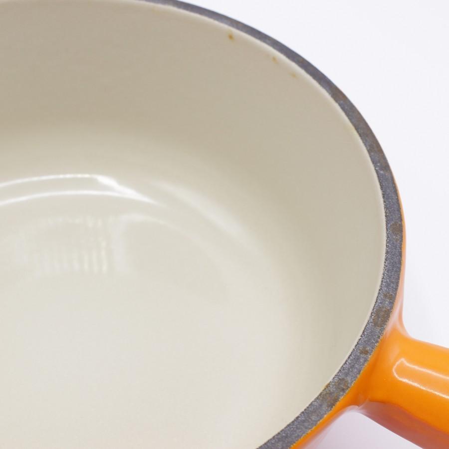 Le Creuset（ル・クルーゼ） ソースパン 18cm オレンジ ホーロー 片手