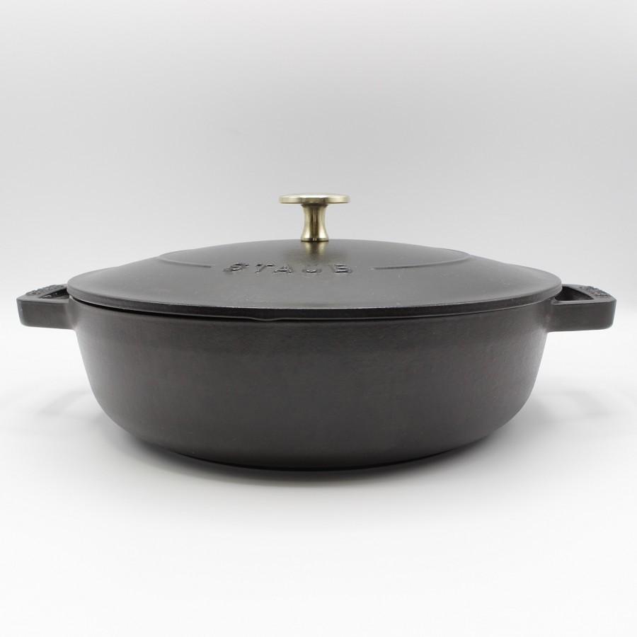 ストウブ ブレイザーソテーパン 24cm ブラック 40511-473 ホーロー 両手鍋 Staub | Staub | 01