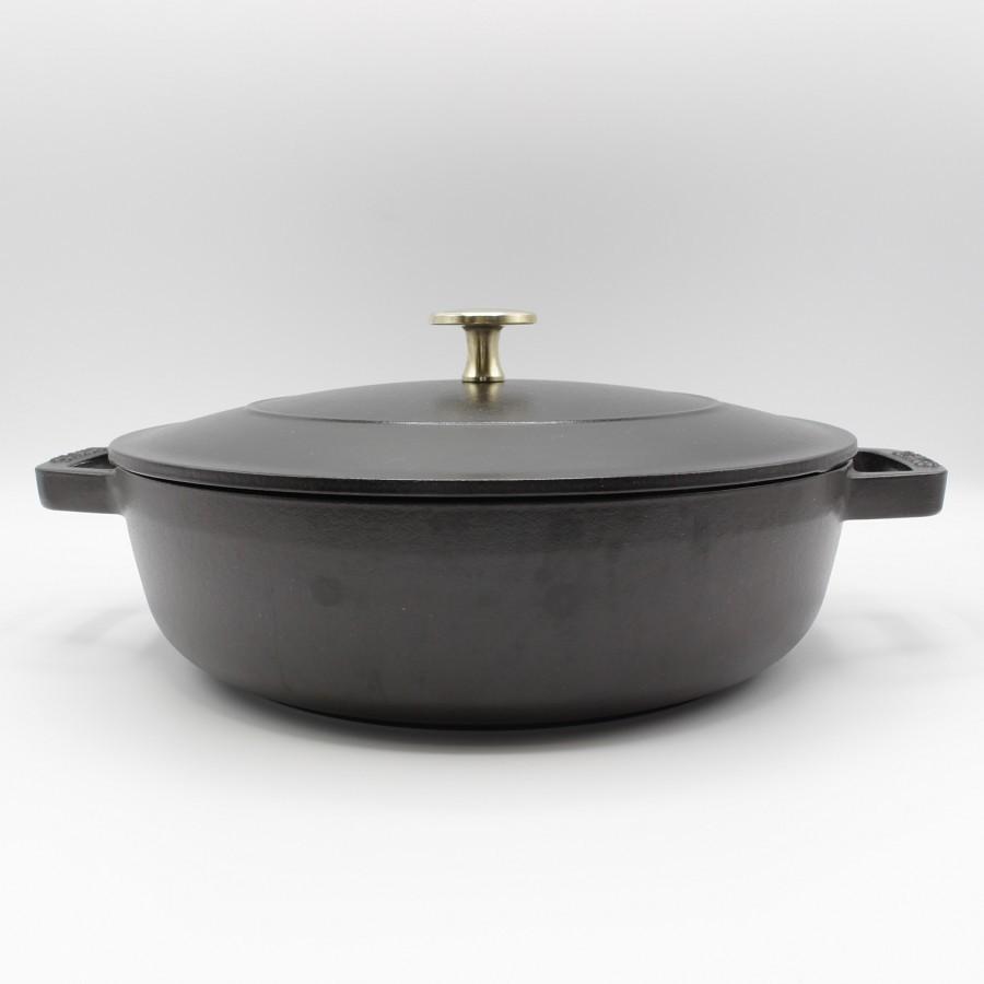 ストウブ ブレイザーソテーパン 24cm ブラック 40511-473 ホーロー 両手鍋 Staub | Staub | 02