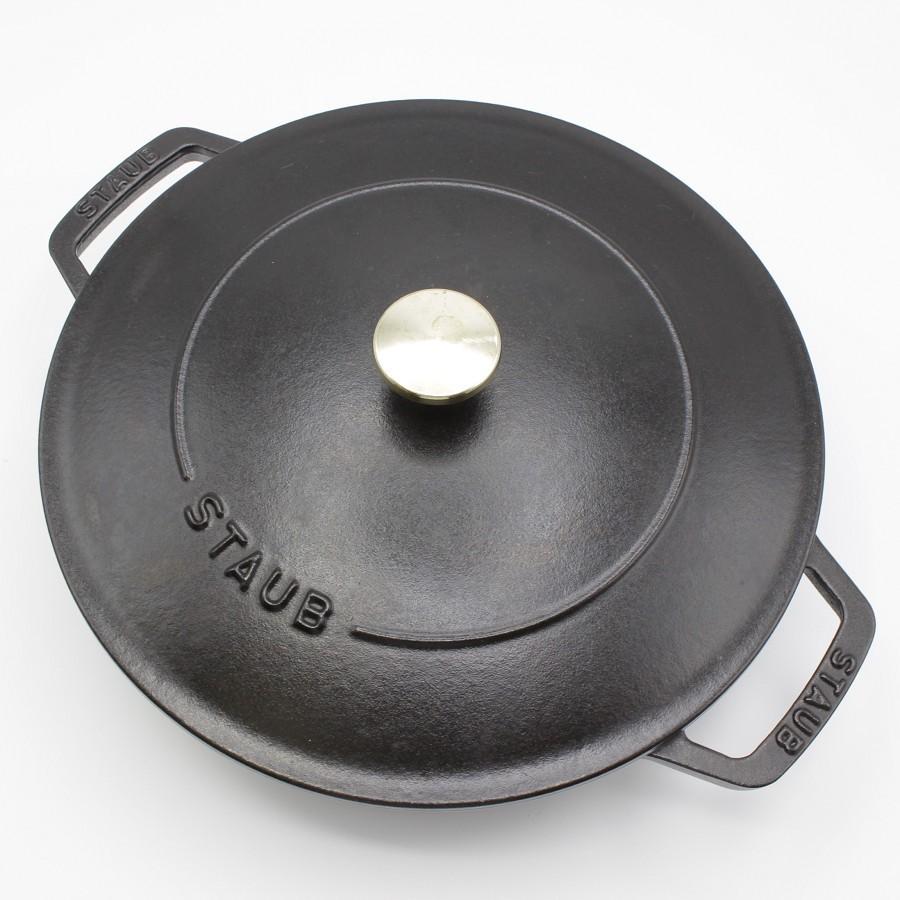 ストウブ ブレイザーソテーパン 24cm ブラック 40511-473 ホーロー 両手鍋 Staub | Staub | 03