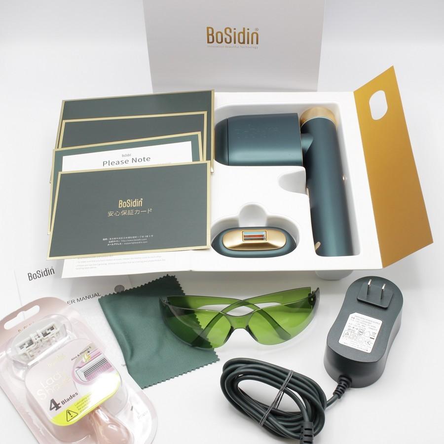 BoSidin レーザー脱毛器 グリーン　開封未使用 Amazon | BoSidin Pro 家庭用脱毛器 だつもうき 2023年新型