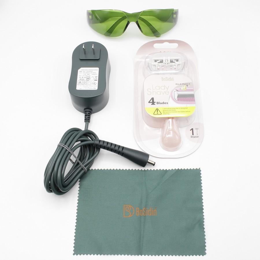 美品】Bosidin レーザー脱毛器 D-1178 グリーン BSD-HR-H86 光美容器