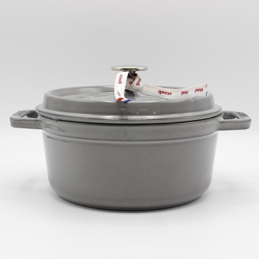 ストウブ　ピコ　ココット　ラウンド　グレー　18cm　未使用品 ピコ・ココット ラウンド 18cm グレー｜ココット｜ストウブ公式