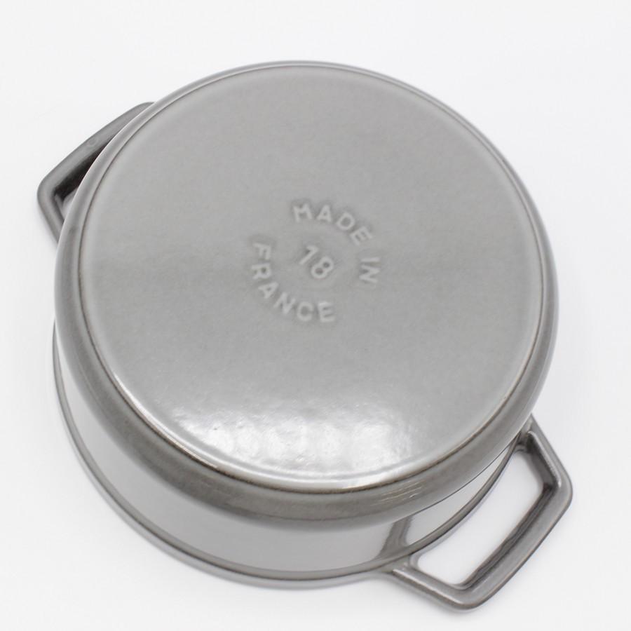 【日本正規品】ストウブ ピコ・ココットラウンド18cmグレー 40509-484 ストウブ ピコ ココット ラウンド 18cm 40509-484 [グレー] (鍋) 価格
