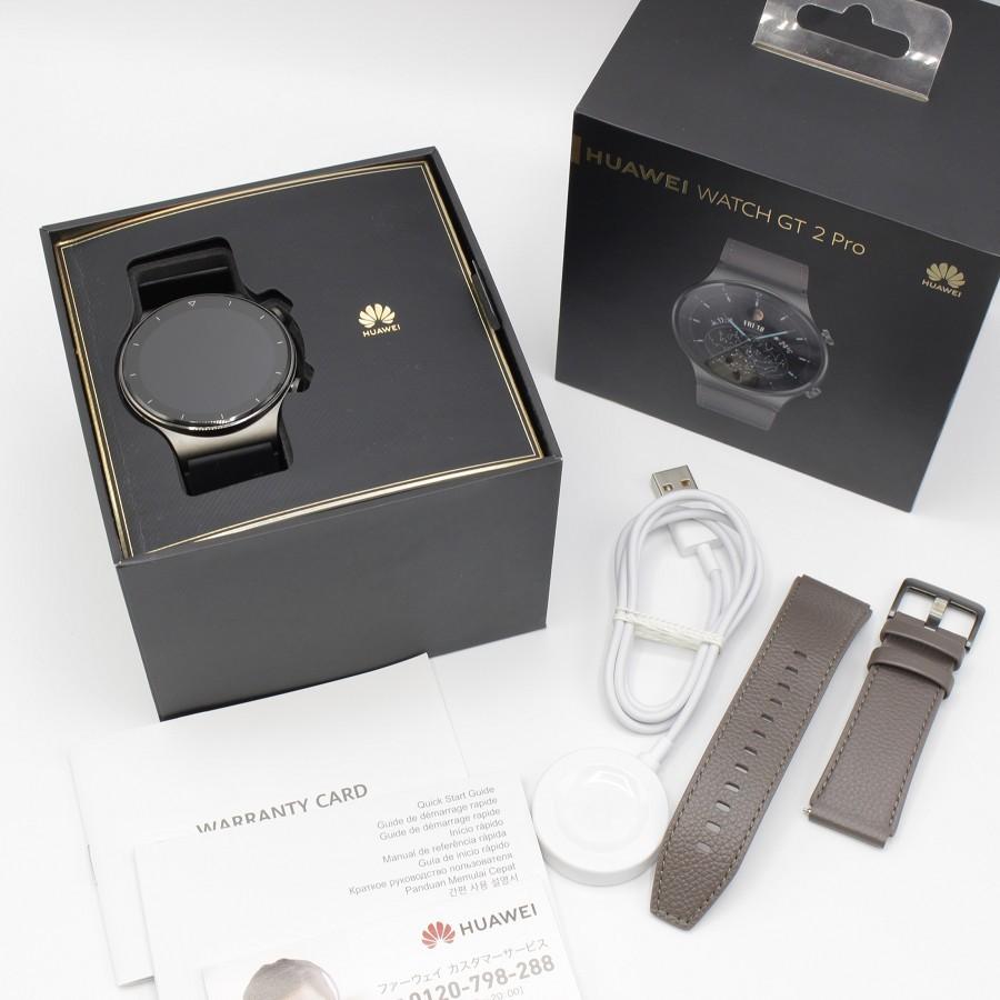 美品】HUAWEI WATCH GT 2 Pro VID-B19 Nebula Gray スマートウォッチ  
